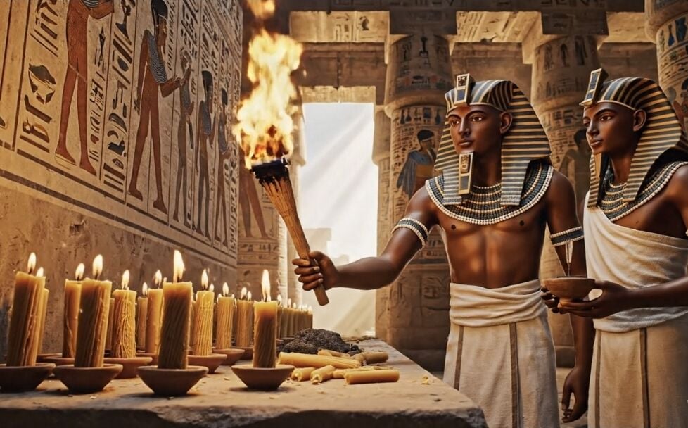 ​Işığın Soylu Mirası: Antik Mısır’dan Günümüze Balmumu Mumların Kutsal Yolculuğu