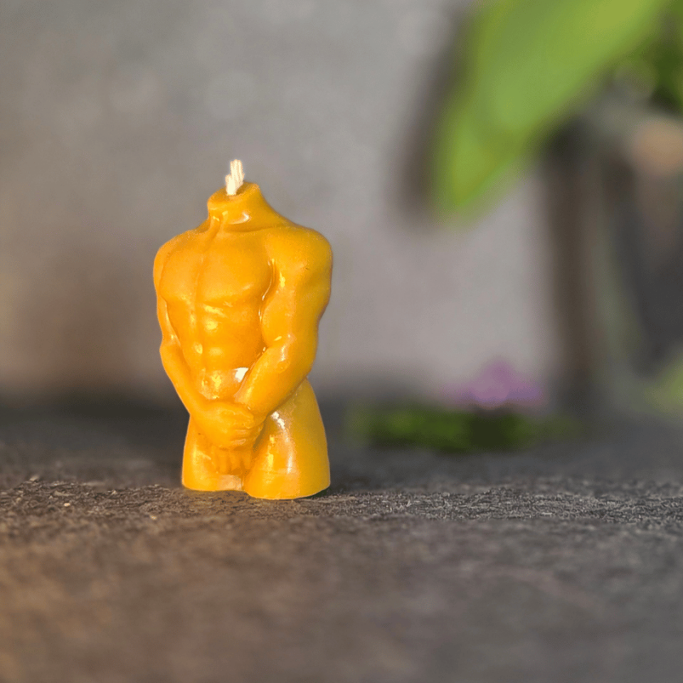 Adam Büst Balmumu Mum Hediyelik