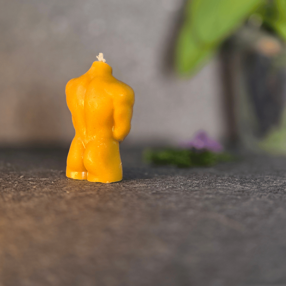 Adam Büst Balmumu Mum Hediyelik