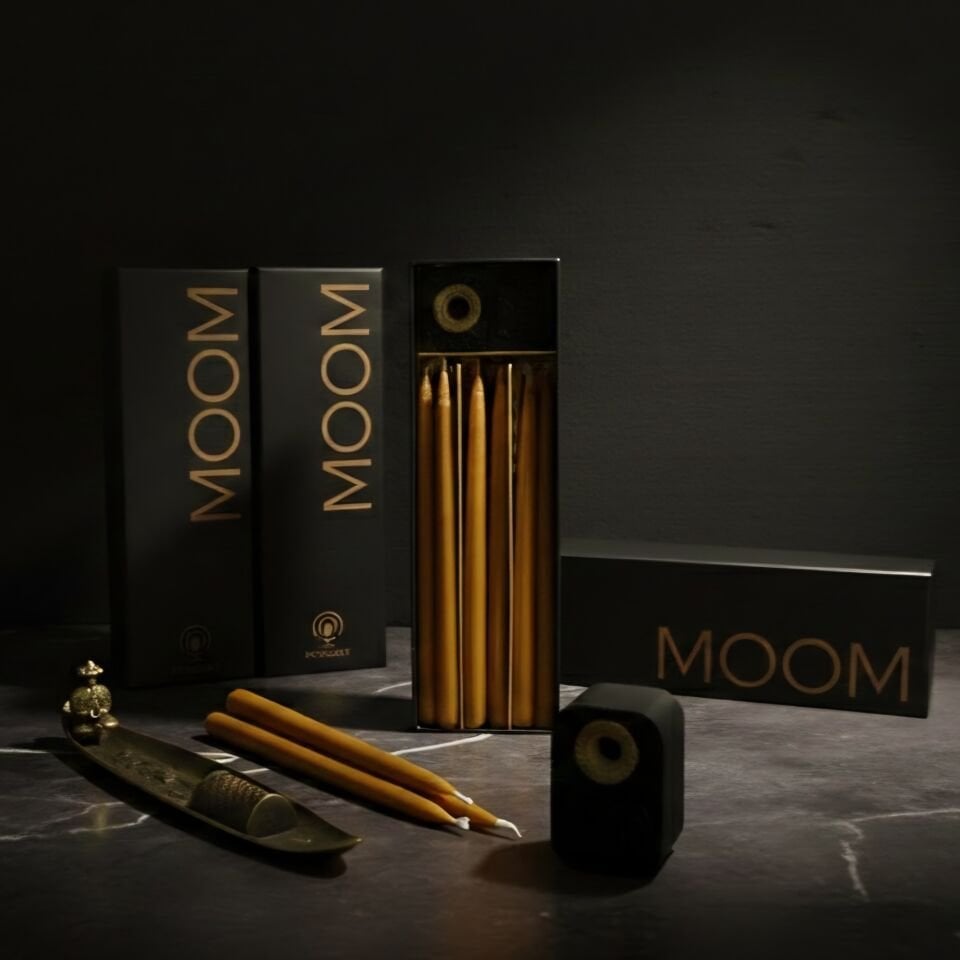 Premium Kutu Şamdan Balmumu Mum Kendimle Randevu Hediyeli