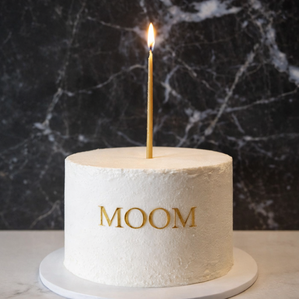 MOOM Doğum Günü Mumu Bir Mum, Bir Dilek