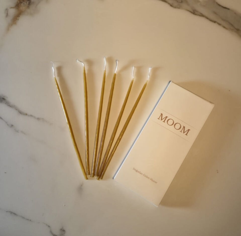 MOOM Doğum Günü Mumu Bir Mum, Bir Dilek