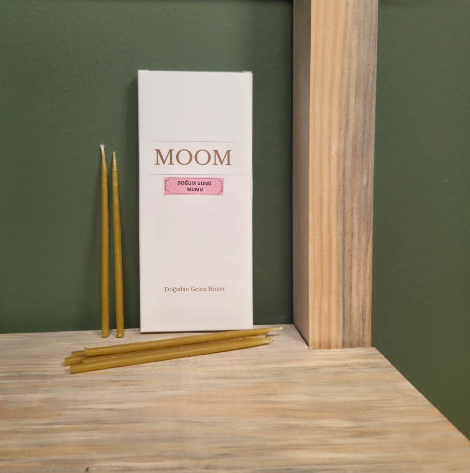 MOOM Doğum Günü Mumu Bir Mum, Bir Dilek, Mini Zorastrizm mumu